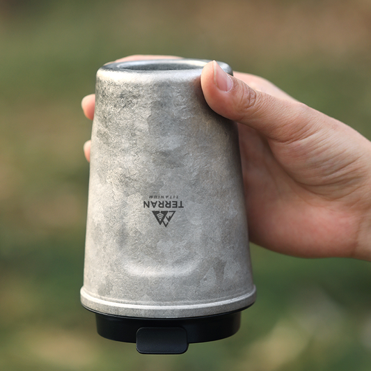 TERRAN Titanium Double Wall Insulated Cup 400ml