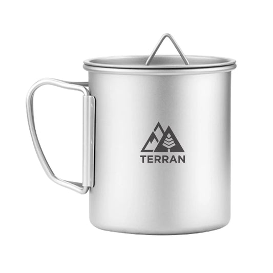 TERRAN Titanium Cup with Lid - Ultralight