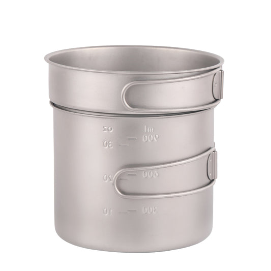 TERRAN 2-Piece Titanium Pot and Pan Cook Set