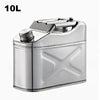 Stainless Steel Jerry Can / 5 Sizes with Built-in Spout