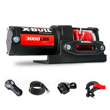 X-BULL Electric Winch 3000LBS Synthetic Rope