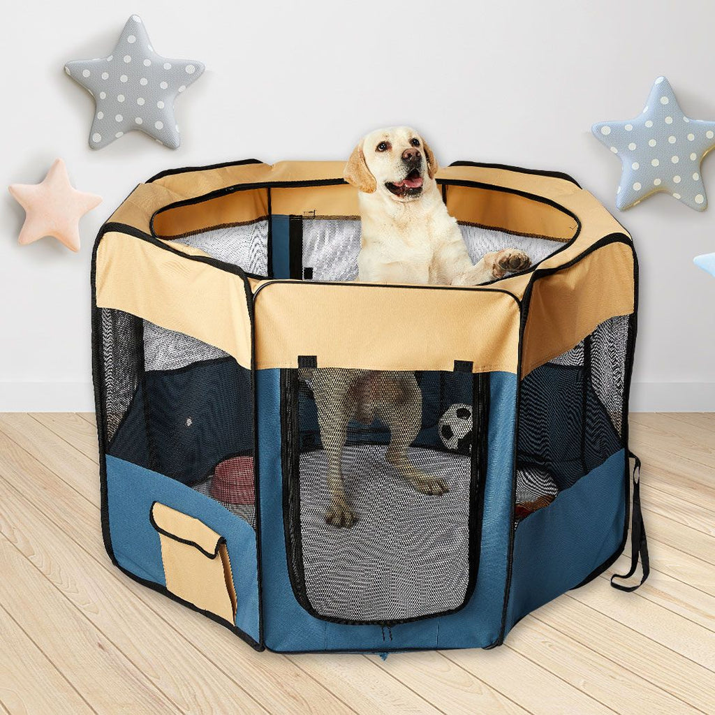 Portable Pet Playpen, Puppy or Kids Lightweight Enclosure