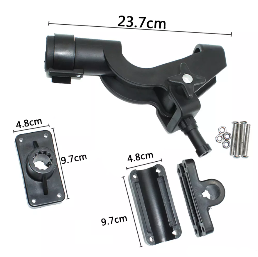 2 x Fishing Rod Holder with Mounting Kit - Fishing - Default Title