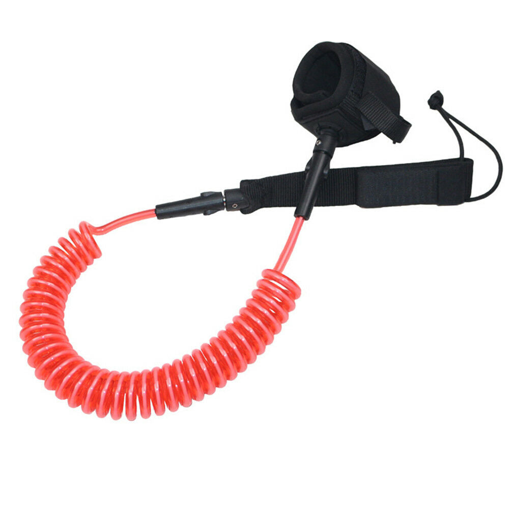 Leg to Board SUP Leash - - Black,Red
