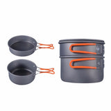 8pcs Cooking Pot Set - Hiking - Default Title
