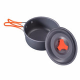 8pcs Cooking Pot Set - Hiking - Default Title