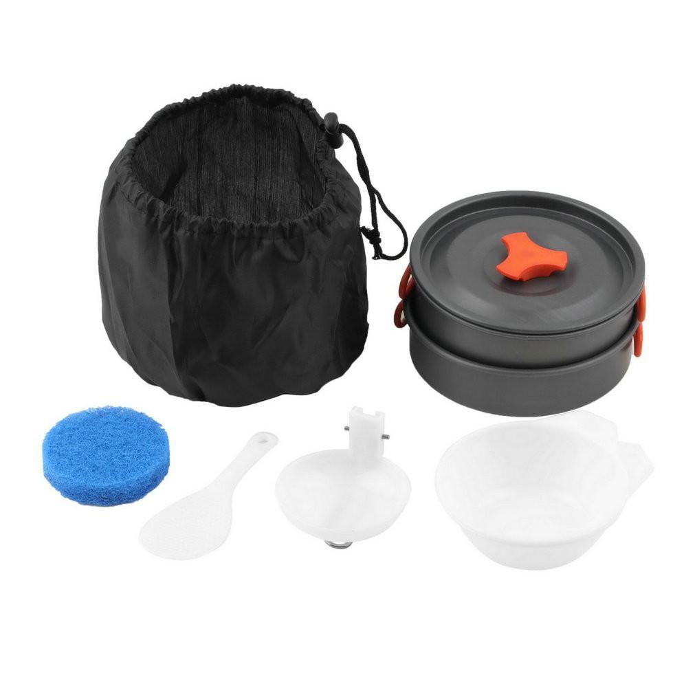 8pcs Cooking Pot Set - Hiking - Default Title