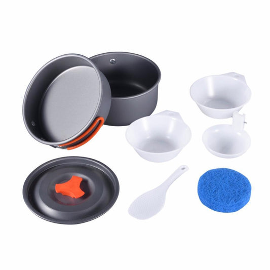 8pcs Cooking Pot Set,   Hiking  -  OnTrack Outdoor