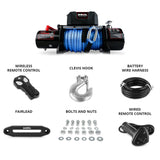 X-BULL Electric Winch 12000LBS Synthetic Rope