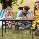 Black Camping Table