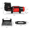 6,000LBS Winch with Pulley Hook