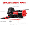 6,000LBS Winch with Pulley Hook