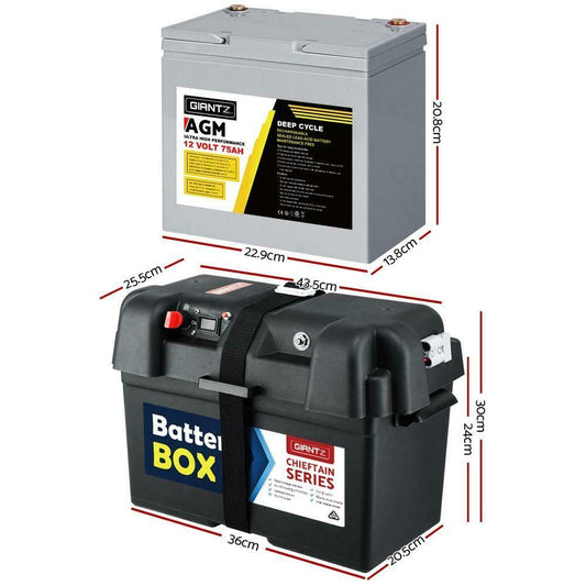 AGM Battery with Box