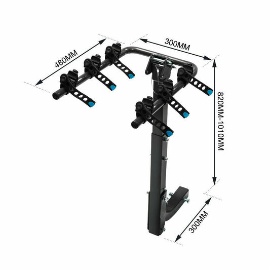 Towbar Bike Rack (3-Bikes)