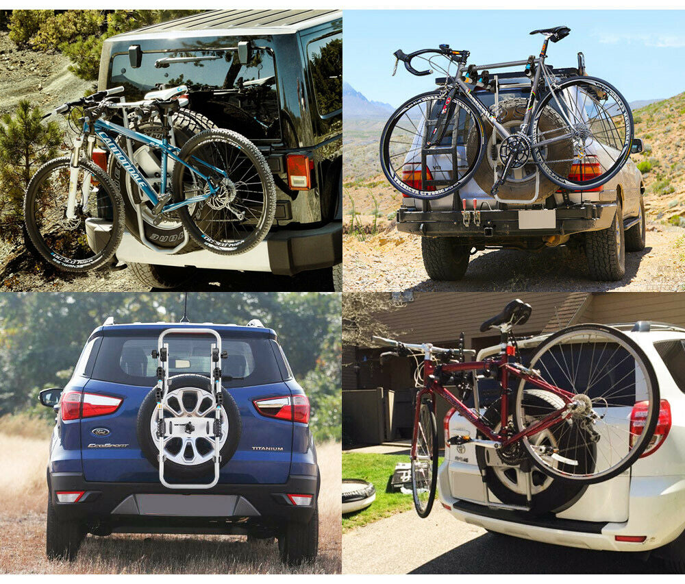Bike Rack for Spare Wheel/Tyre | 4wd and Roadtrip Gear