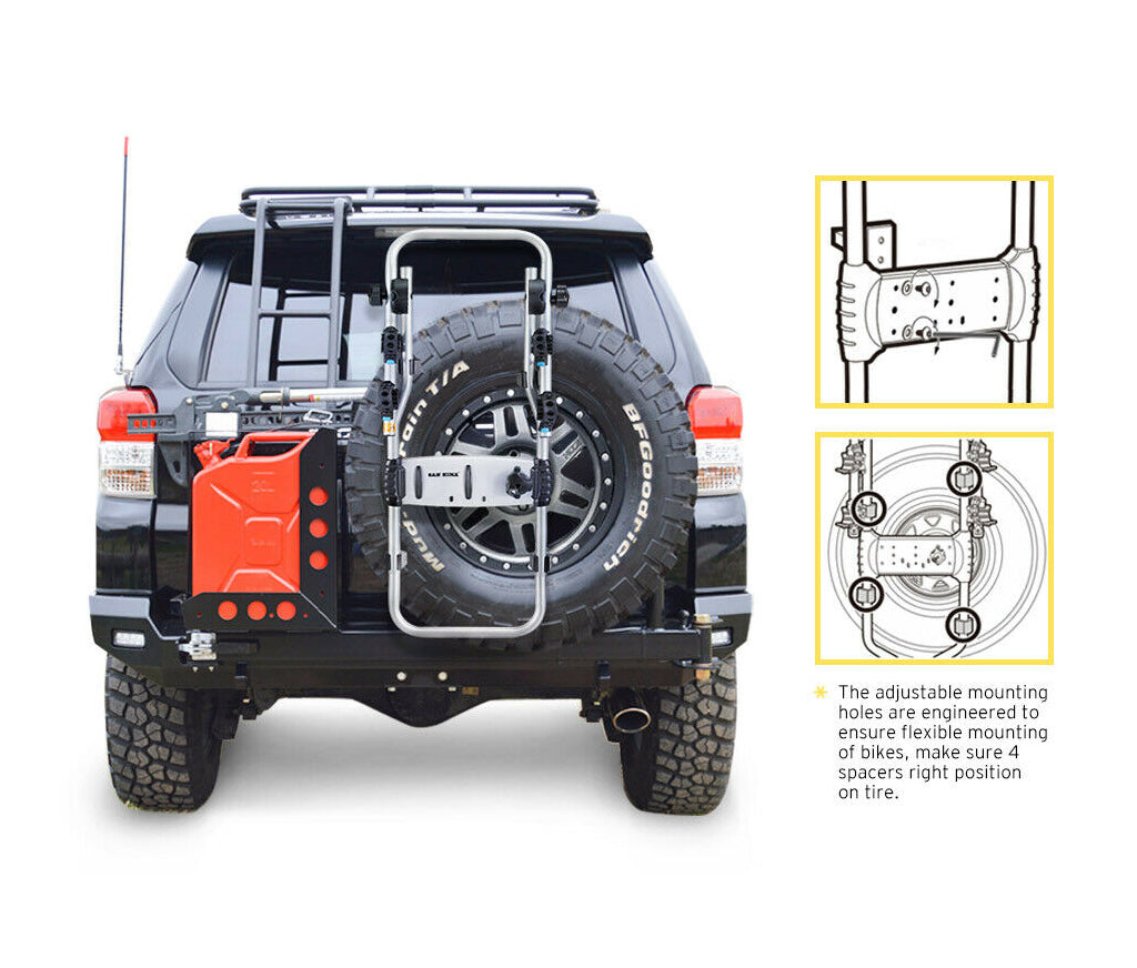 Rear tyre bike carrier sale