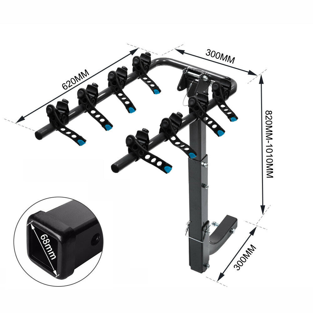 Towbar Universal Bike Rack 4wd and Roadtrip Gear Towbar Universal Bike Rack 4wd and Roadtrip Gear