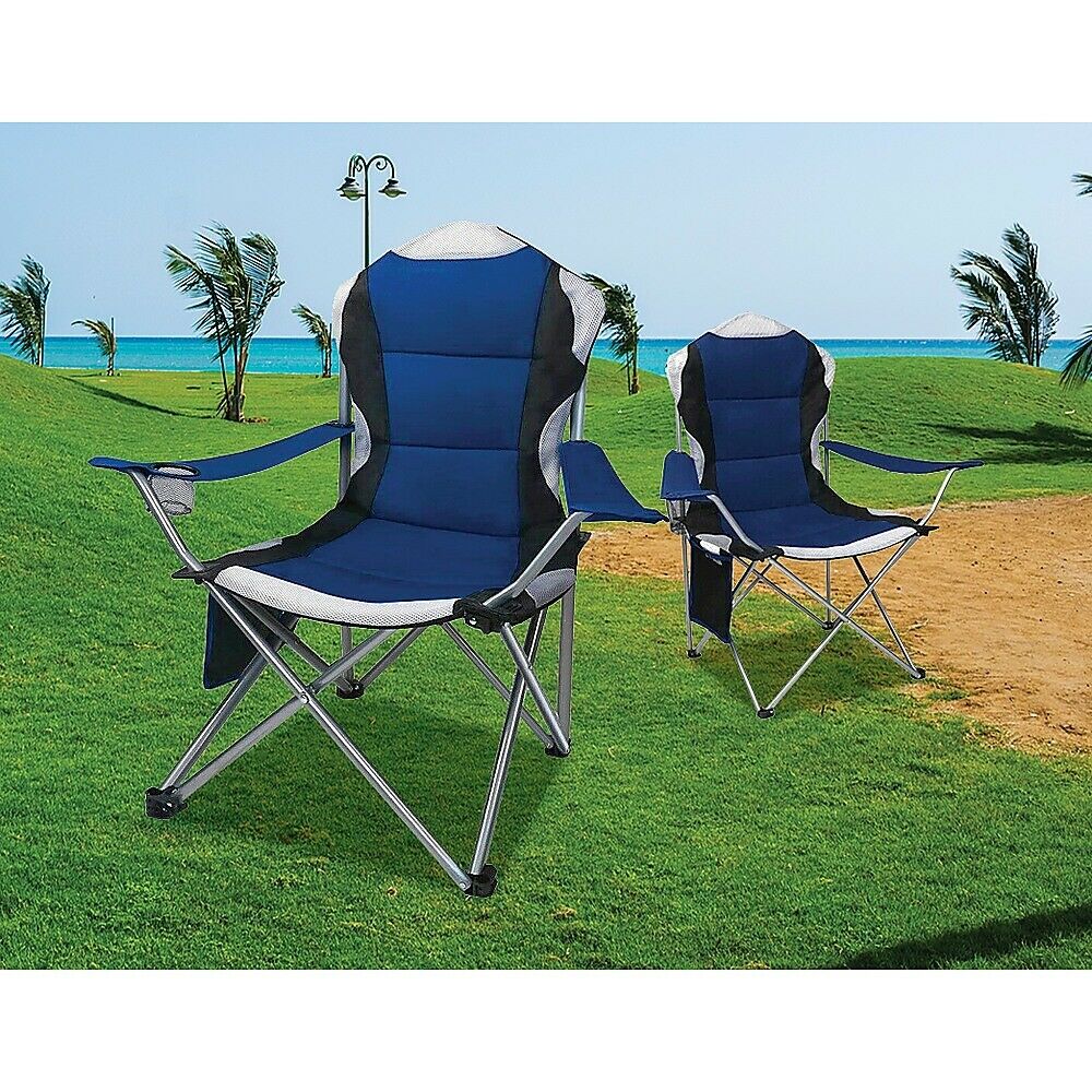 Deluxe Camping Chairs x 2 Caravan and Camping Supply