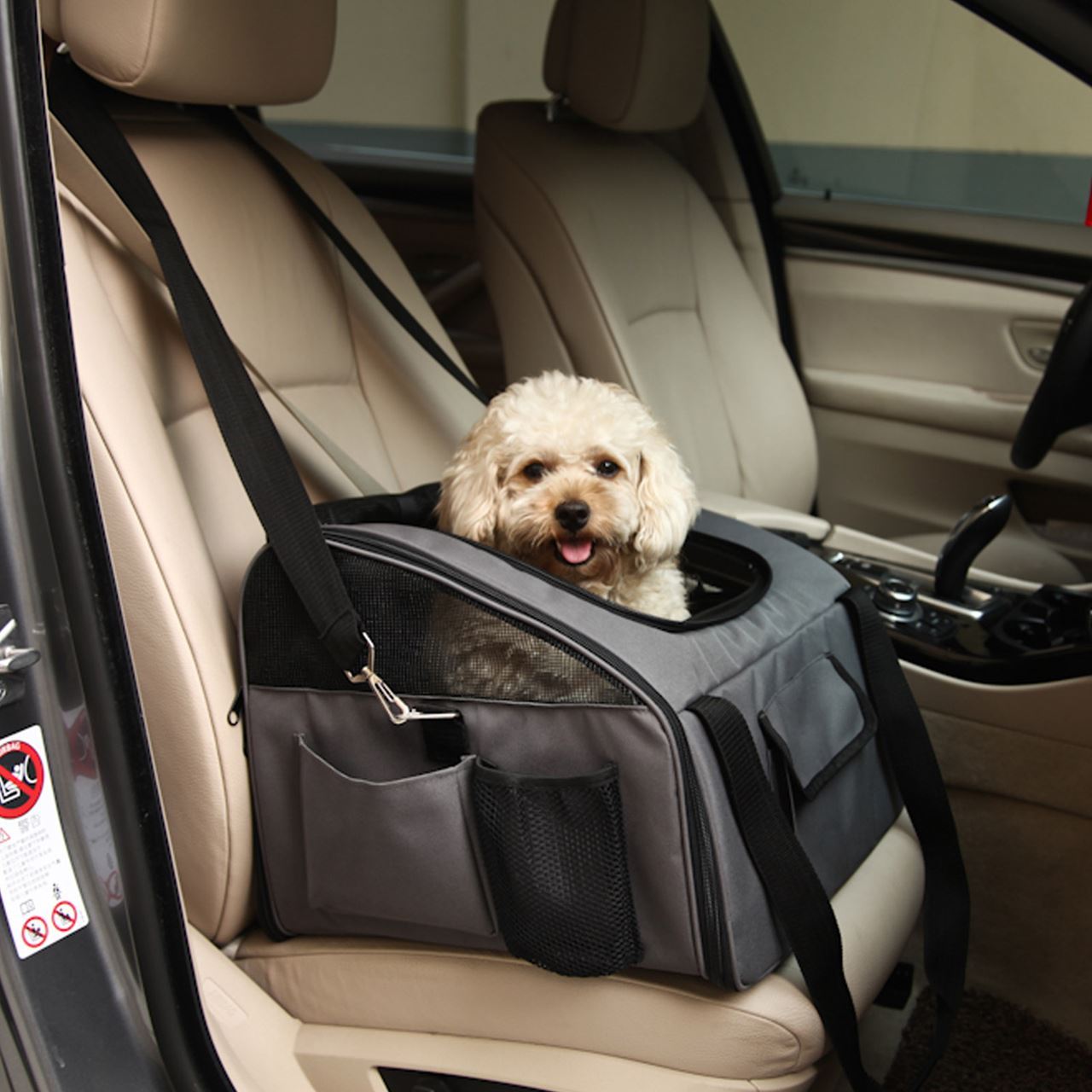 Puppy car travel crate best sale