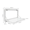 Caravan Fold Away Table - 80x45cm Aluminium