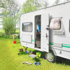 Caravan Fold Away Table - 80x45cm Aluminium