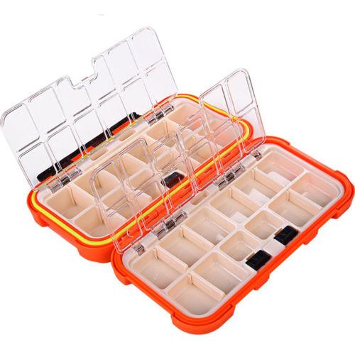 Dual Layer Waterproof Fishing Box - Fishing - Orange,White (out-of-stock),Green (out-of-stock),Grey (out-of-stock)