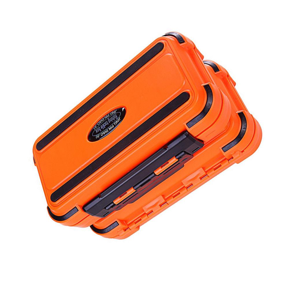 Dual Layer Waterproof Fishing Box - Fishing - Orange,White (out-of-stock),Green (out-of-stock),Grey (out-of-stock)