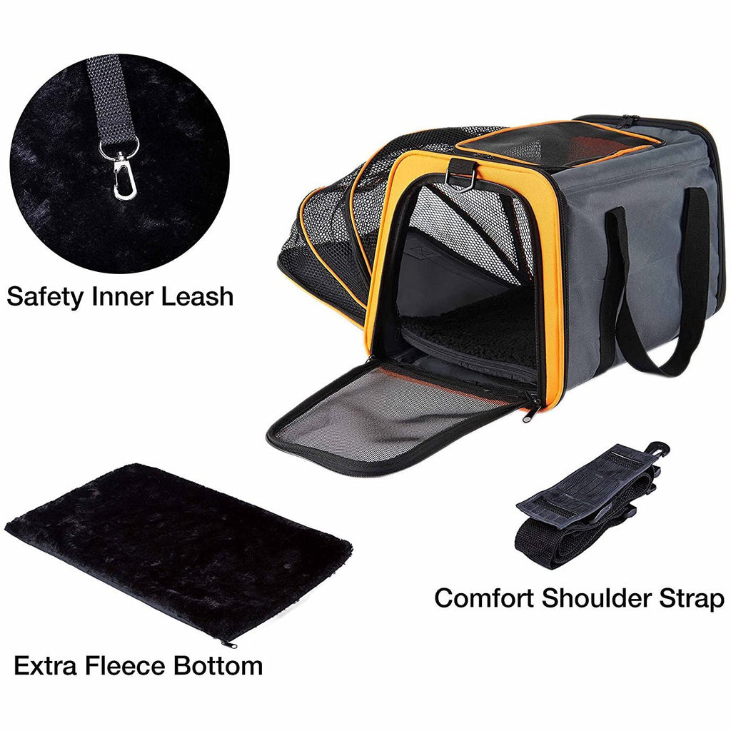 Expandable Pet Carrier Crates and Enclousures for Dogs, Cats, Birds