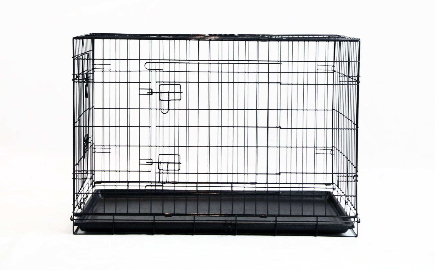 Folding Pet Cage - Pet - (XS): 61 x 43.5 x 50cm,(S): 77 x 48 x 54cm,(M): 91 x 57 x 63cm,(L): 105 x 69 x 77.5 cm,(XL): 120 x 74 x 80cm