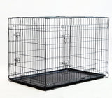 Folding Pet Cage - Pet - (XS): 61 x 43.5 x 50cm,(S): 77 x 48 x 54cm,(M): 91 x 57 x 63cm,(L): 105 x 69 x 77.5 cm,(XL): 120 x 74 x 80cm