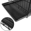 Folding Pet Cage - Pet - (XS): 61 x 43.5 x 50cm,(S): 77 x 48 x 54cm,(M): 91 x 57 x 63cm,(L): 105 x 69 x 77.5 cm,(XL): 120 x 74 x 80cm