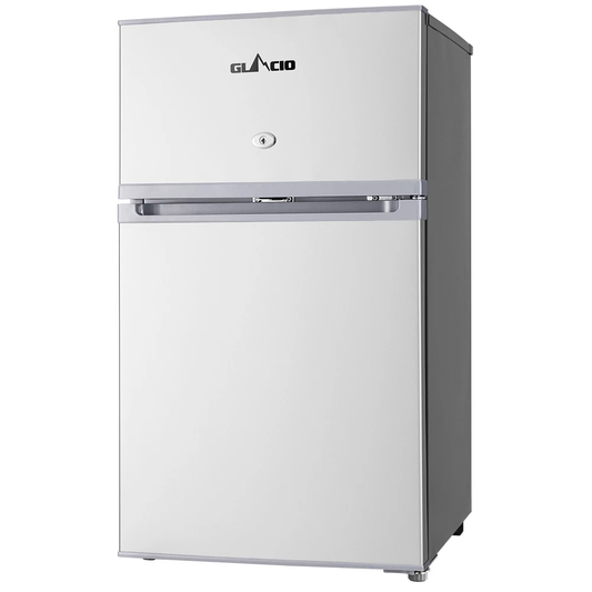 Upright Caravan Fridge Dual Compartment 12V/24V/240V