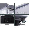 Upright Caravan Fridge Dual Compartment 12V/24V/240V