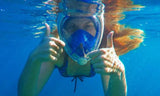 Full Face Snorkeling Mask - Beach - S/M,Black,S/M,Pink,S/M,Blue,S/M,Green,L/XL,Black,L/XL,Pink,L/XL,Blue,L/XL,Green