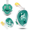 Full Face Snorkeling Mask - Beach - S/M,Black,S/M,Pink,S/M,Blue,S/M,Green,L/XL,Black,L/XL,Pink,L/XL,Blue,L/XL,Green
