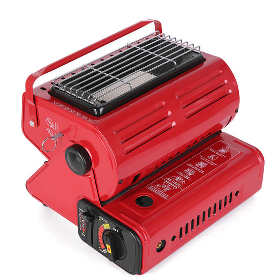 Portable Gas Heater - Winter - black,red