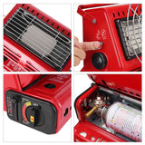 Portable Gas Heater - Winter - black,red