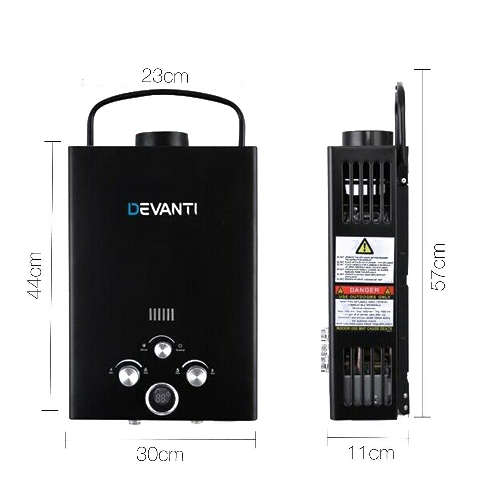 Portable Gas Hot Water Heater System for Camping and Outdoor Shower