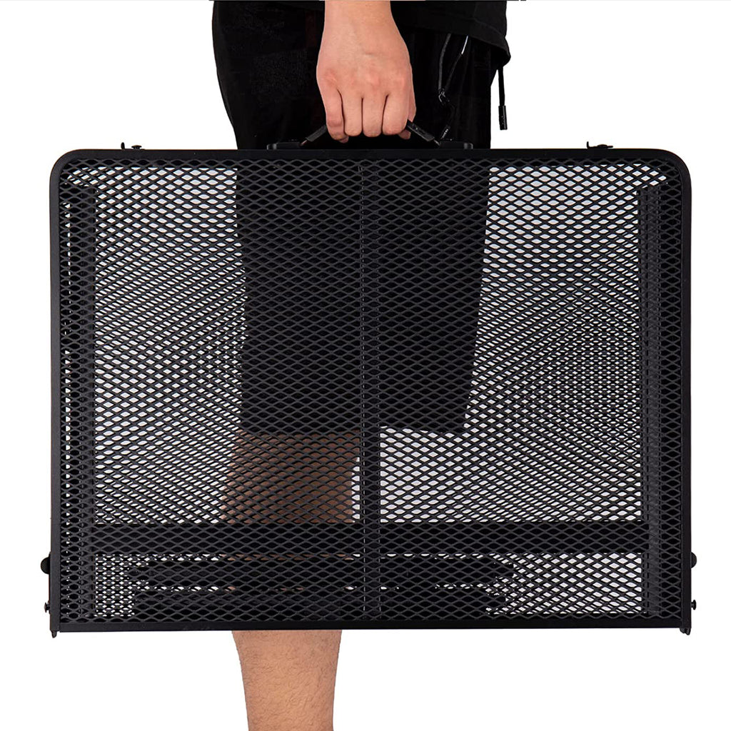 Outdoor Grill Table Small Portable and Lightweight Metal for Camping