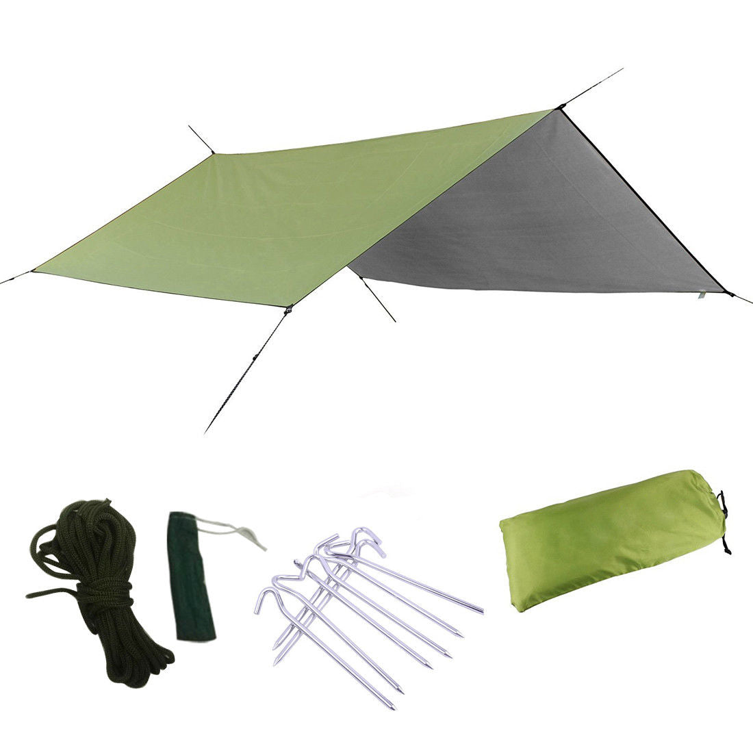 Tarp for Camping Hammock - Hammock - green,blue