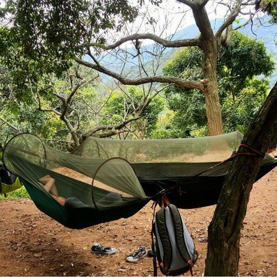 Tunnel Hammock with Mosquito Net - Hammock - Default Title