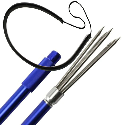 Hand Spear Fishing Manual Rubber Sling 5-Barb Cluster Fish Australia