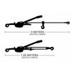 Hand Winch 5LBS (Heavy Duty with 3 Hooks)