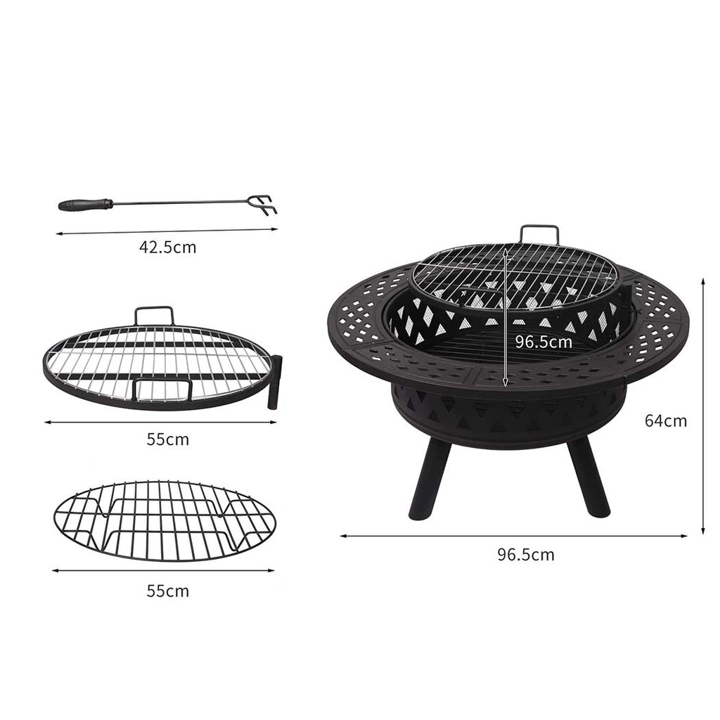 Fire Pit BBQ Grill