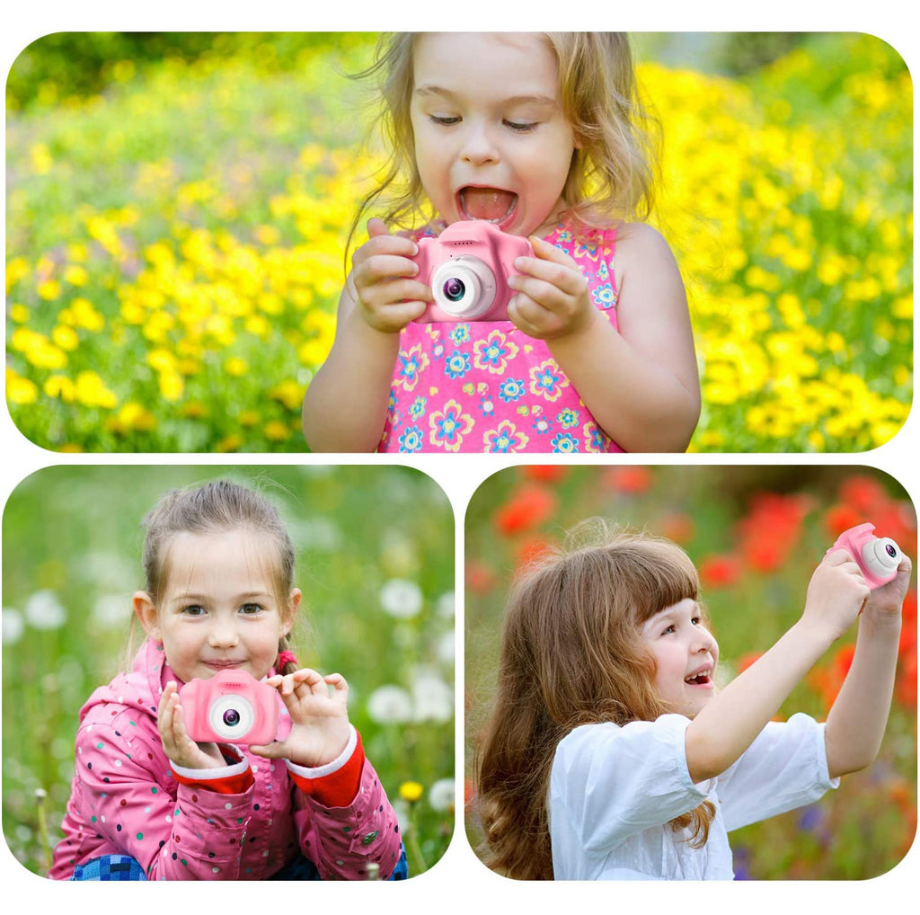 MINI CARTOON CAMS HD 1080P Kids Digital Camera Selfie Camera Kids EUR 34,42 - FR