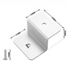 4x Aluminum Brackets for Solar Panels
