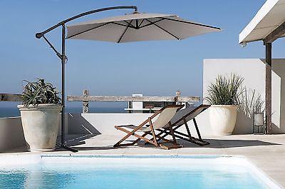 Outdoor Umbrella - Garden - Beige,Black