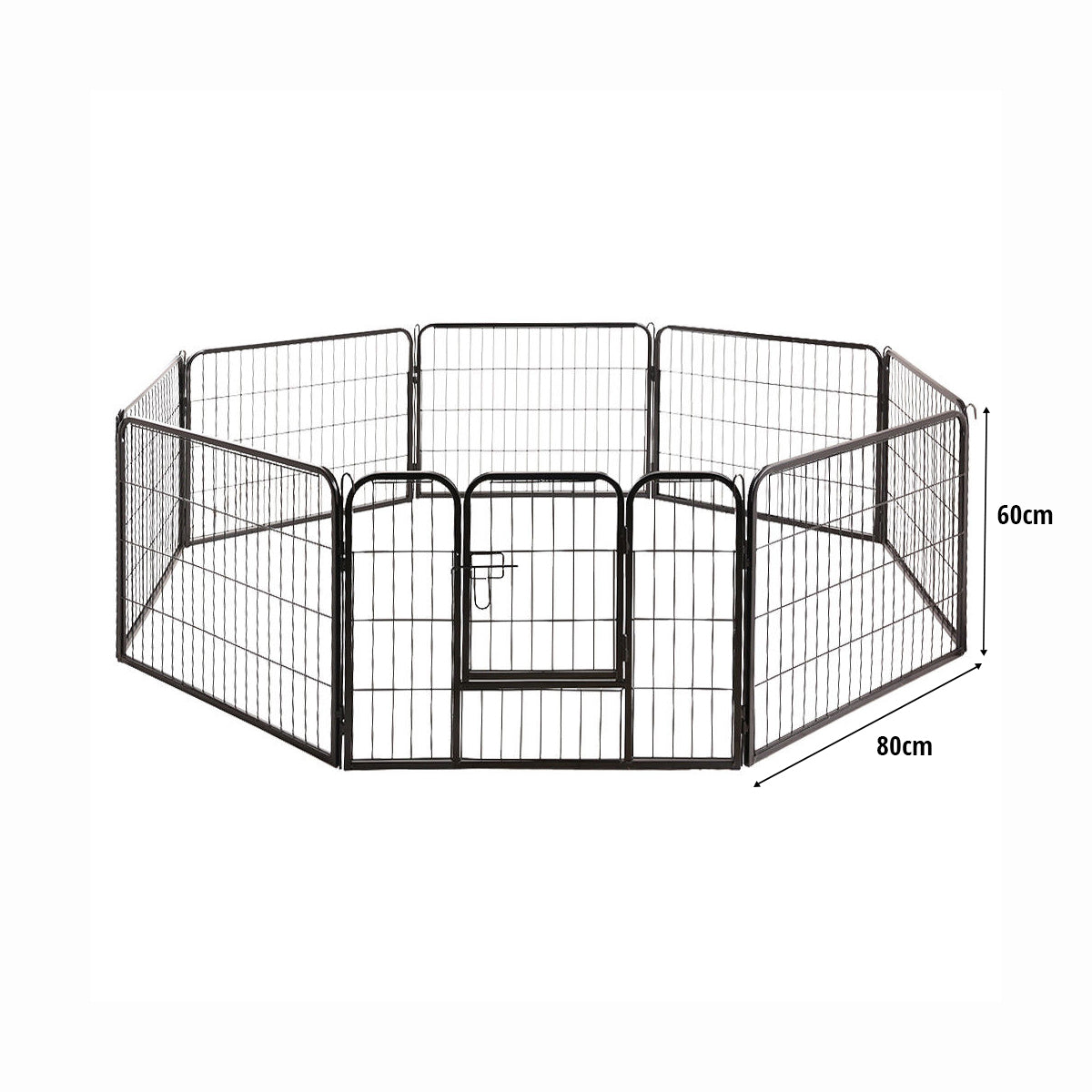 Portable Outdoor Fence - Pet - 80 x 60 cm (W x H),80 x 80 cm (W x H),80 x 100 cm (W x H),80 x 120 cm (W x H)