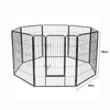 Portable Outdoor Fence - Pet - 80 x 60 cm (W x H),80 x 80 cm (W x H),80 x 100 cm (W x H),80 x 120 cm (W x H)