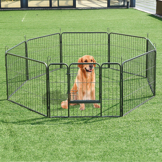 Portable Outdoor Fence - Pet - 80 x 60 cm (W x H),80 x 80 cm (W x H),80 x 100 cm (W x H),80 x 120 cm (W x H)